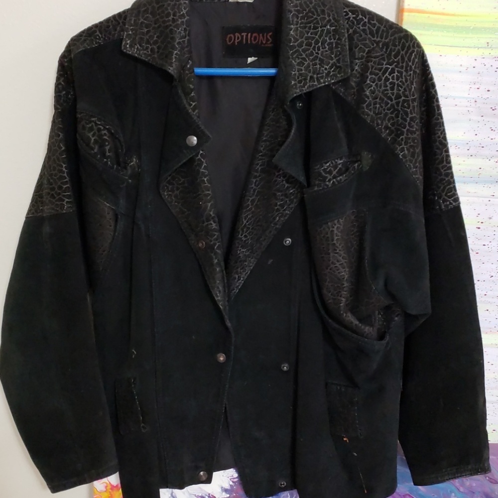Suede coat